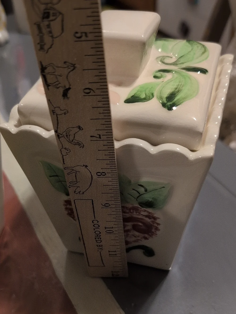 1960s Ceramic Kitchen Canister/Trinket Box, Mid Century Set Of 4